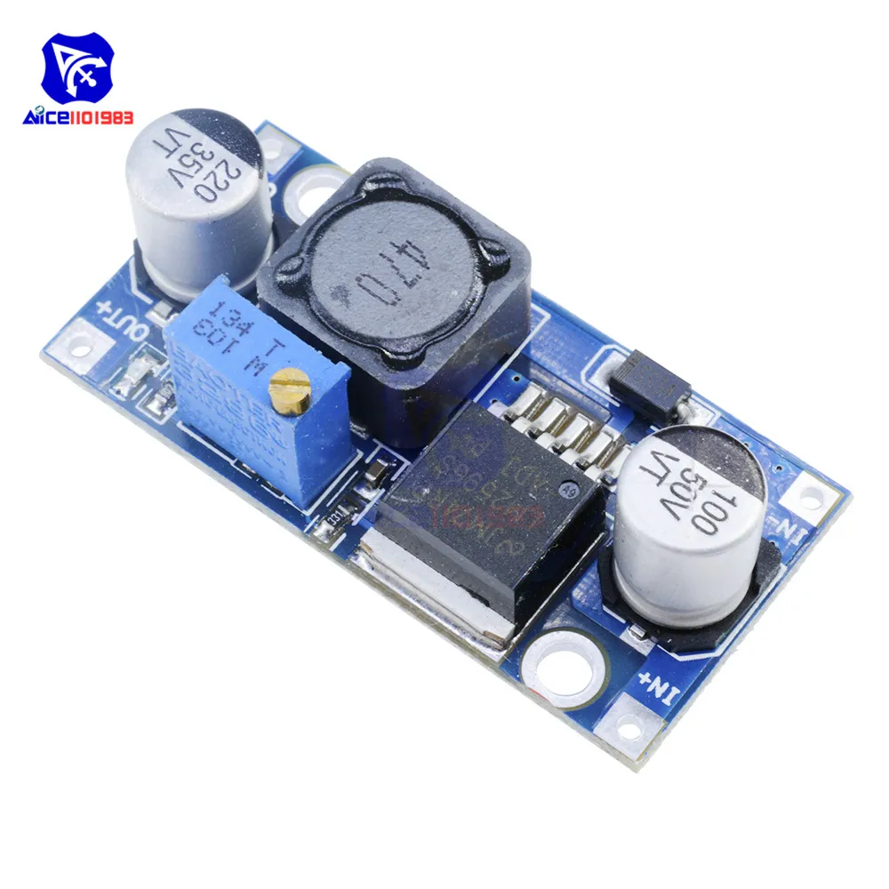 LM2596S DC to DC Voltage Regulator 3.2-40V to 1.25-35V Buck Converter DIY Power Supply Step Down Module LM2596S DC to DC Voltage Regulator 3.2-40V to 1.25-35V Buck Converter DIY Power Supply Step Down Module