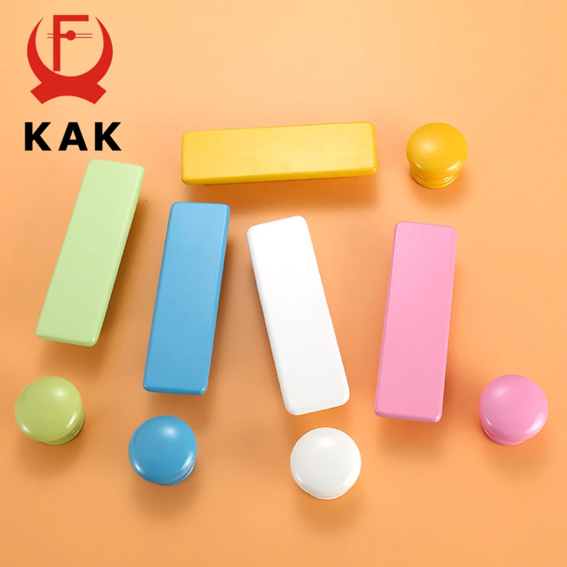 Детские деревянные ручки для шкафов и ящиков KAK кухонных дверей макарон шкафа