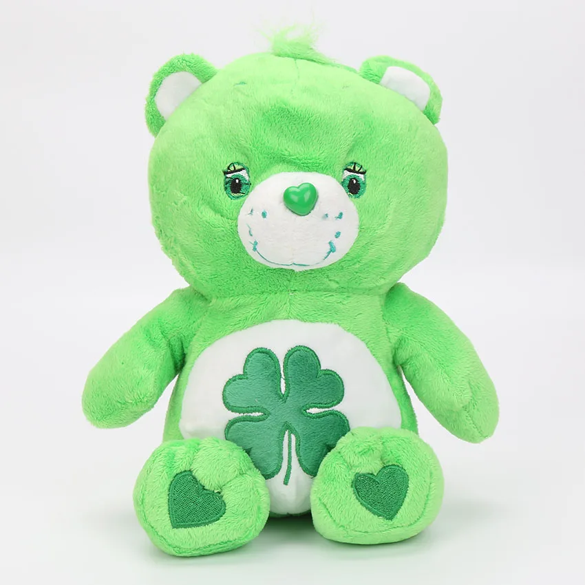 30 см уход медведь бобы Cheer Funshine поделиться удачи медведь плюшевые игрушки куклы - Цвет: Зеленый