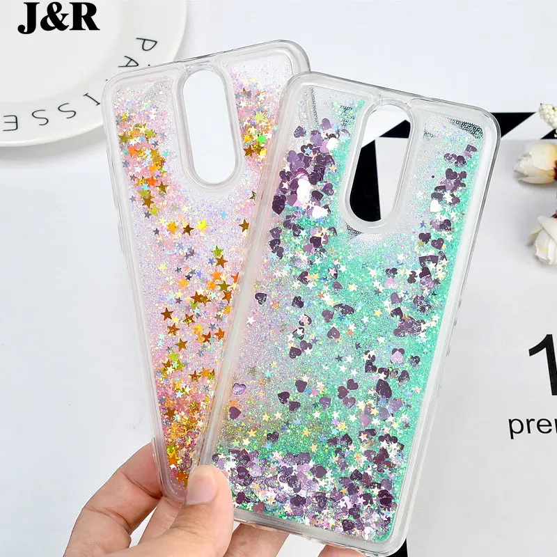 Silicone Case For Huawei Mate 10 Lite/G10/honor 9i/Nova 2i/Maimang 6 Cover Bling Dynamic liquid Glitter Quicksand Soft TPU Bags