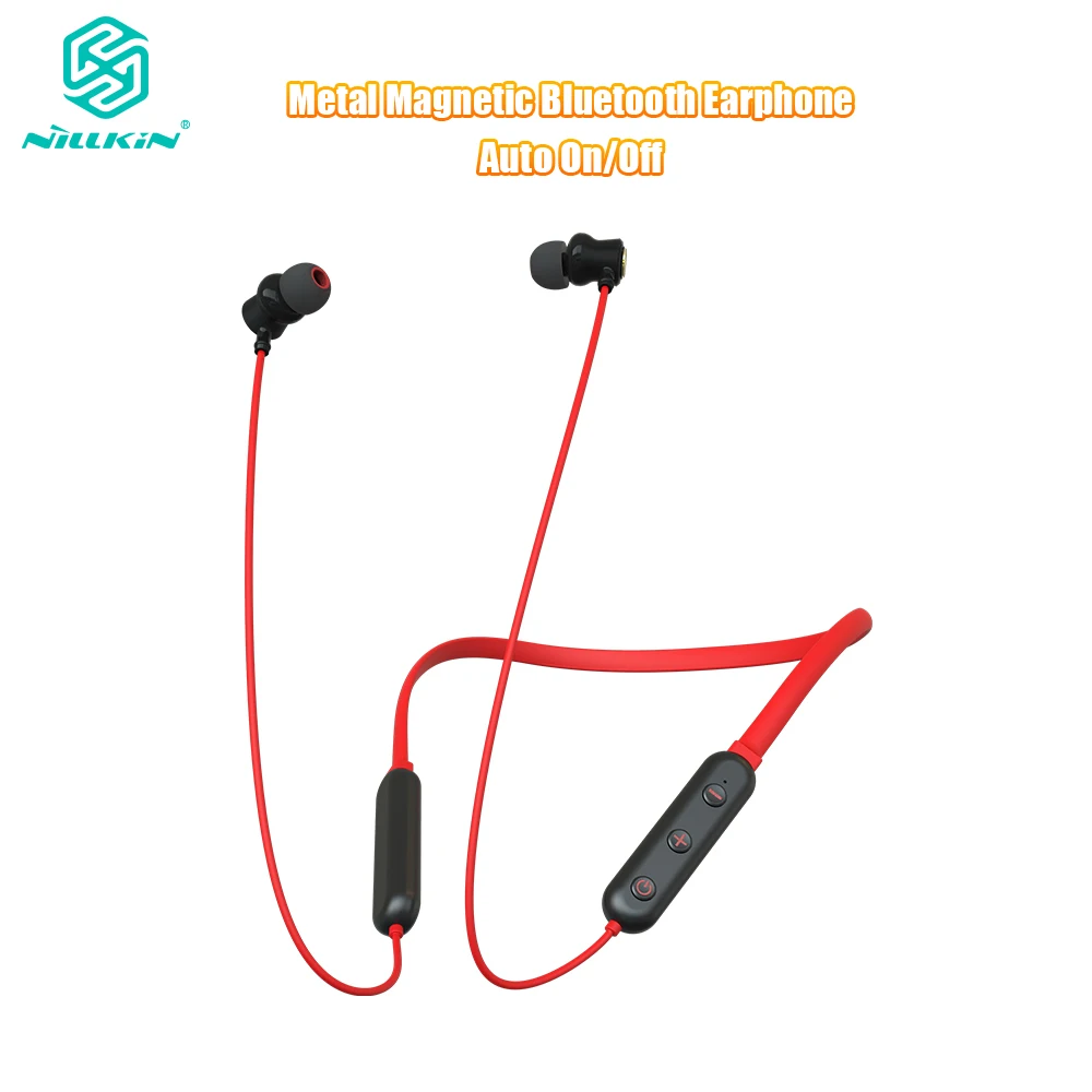 1 160mAh IPX4 Bluetooth V5.0 Magnetic Auto On  Off Earphone Handsfree Neckband 1