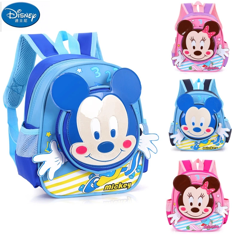 Дисней Микки Минни детская плюшевая сумка с игрушкой детский сад мальчик девочка мультфильм детский рюкзак от 3 до 5 лет милый