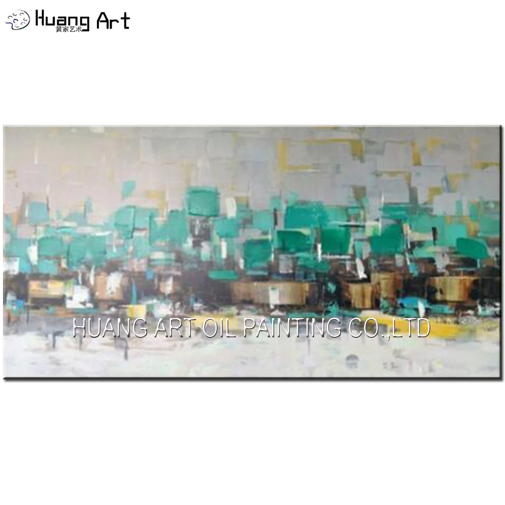 

Personalized Handpainted Pop Art Oil Paintings on Canvas Green Abstract Wall Art Home Decoration For Living Room Decorativos