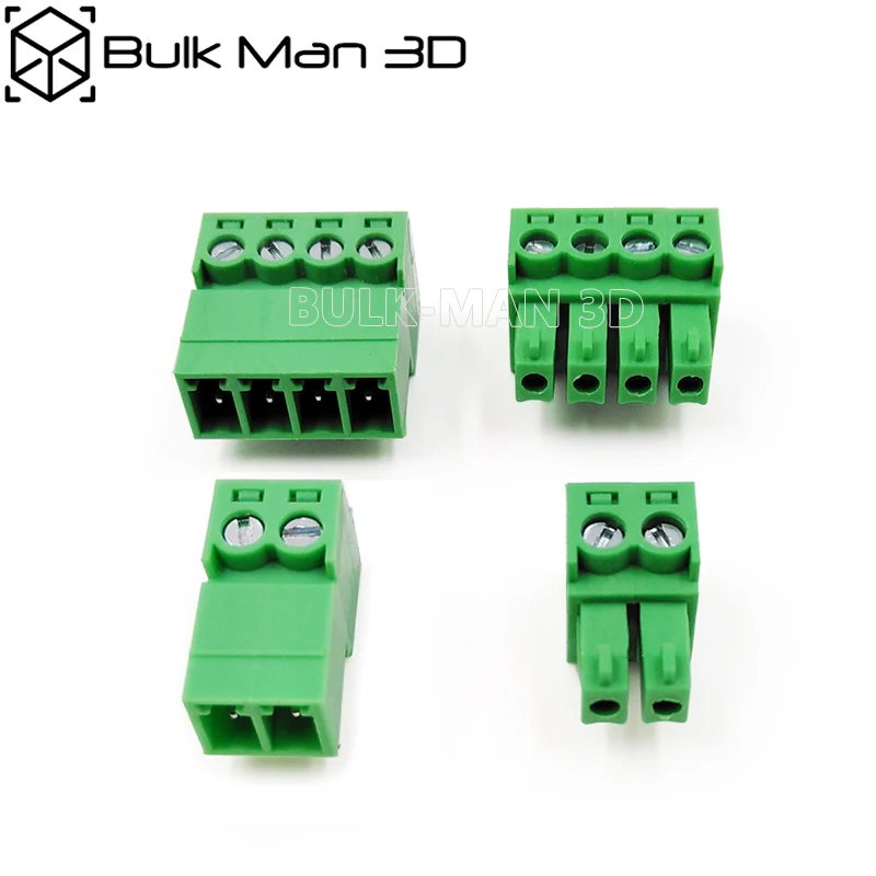 

10sets/lot male and female pcb Welding-free plug-in terminal block 2EDGRK pitch 3.81mm/5.08mm polo 2p 3p to 12p