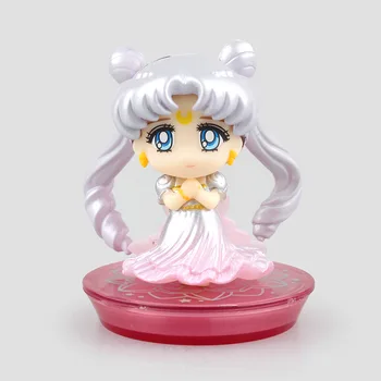 

Anime Sailor Moon Tsukino Usagi Q Version 20th Anniversary PVC Action Figure Brinquedos Collectible Model Toy Christmas Gift