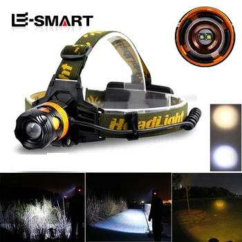 

Hot Fashion High Quality 2000 Lm XML XML T6 LED Headlamp Headlight Head Torch 2X18650 Charger Drop Shipping