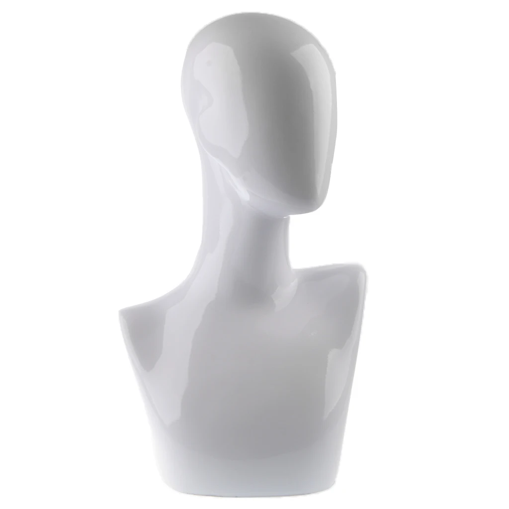 Stable Female Mannequin Head Wig Hat Jewelry Necklace Display Stand Model