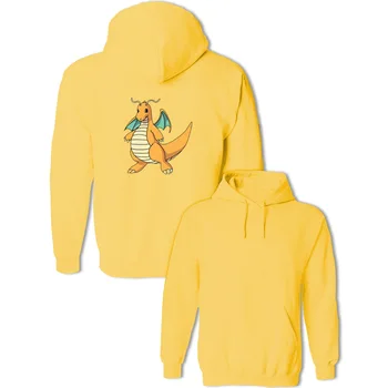 

Anime Pokemon Sprites Dragonite Hoodies Cosplay Family Spring Autumn Winter Unisex Men's Women's Sweatshirts Pullovers Jackets