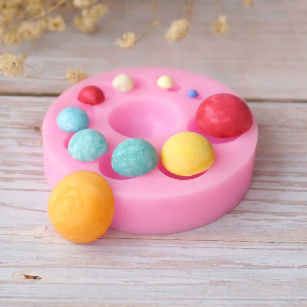 

Circle Silicone mold fondant mold cake decorating tools chocolate mould