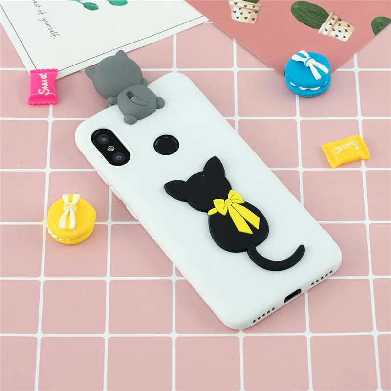 Для xiaomi mi a2 lite чехол для Coque xiaomi mi A2 Lite Xio mi A1 A2 A 2 lite чехол 3D единорог панда кукла мягкий чехол для телефона s