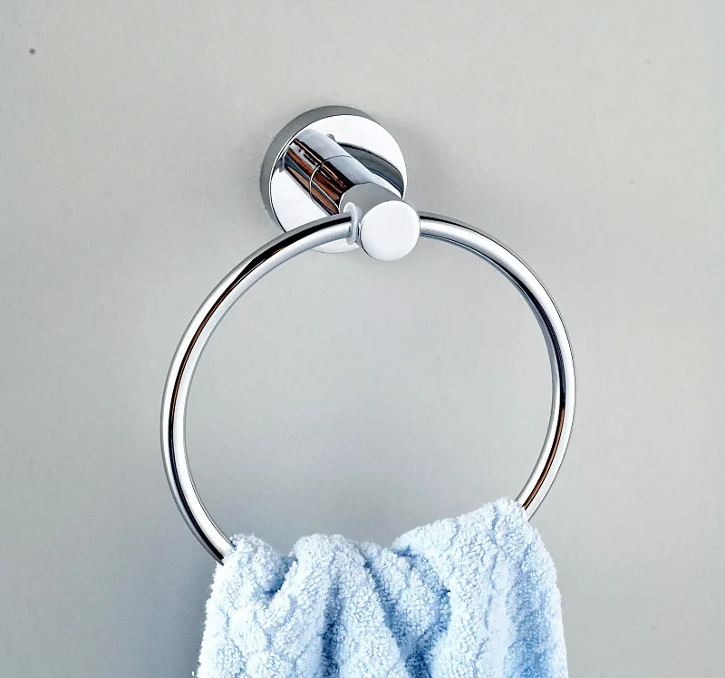 Buy bathroom zinc alloy towel ring holder from