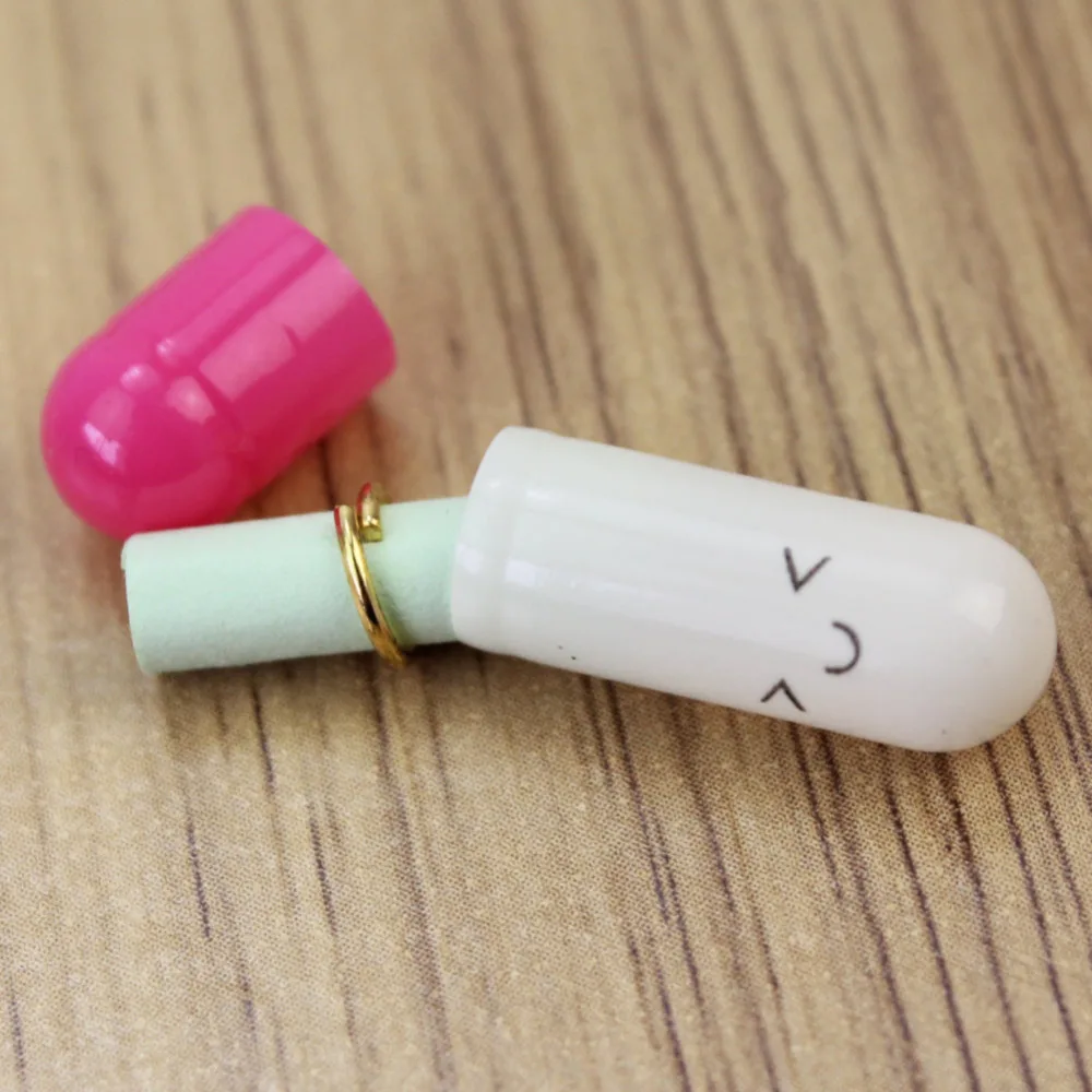

Cute Love Half Color Pill Blank Message Letter Paper 50 Pcs/pack Kawaii Mini Message Capsule Letter Creative Trend Novelty Gift
