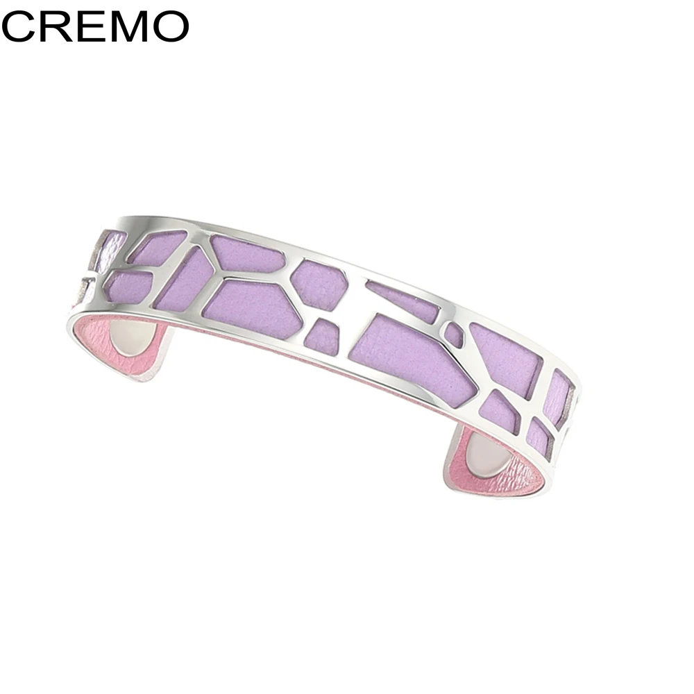 Кремовые браслеты манжеты для женщин любви из нержавеющей стали Pulseiras