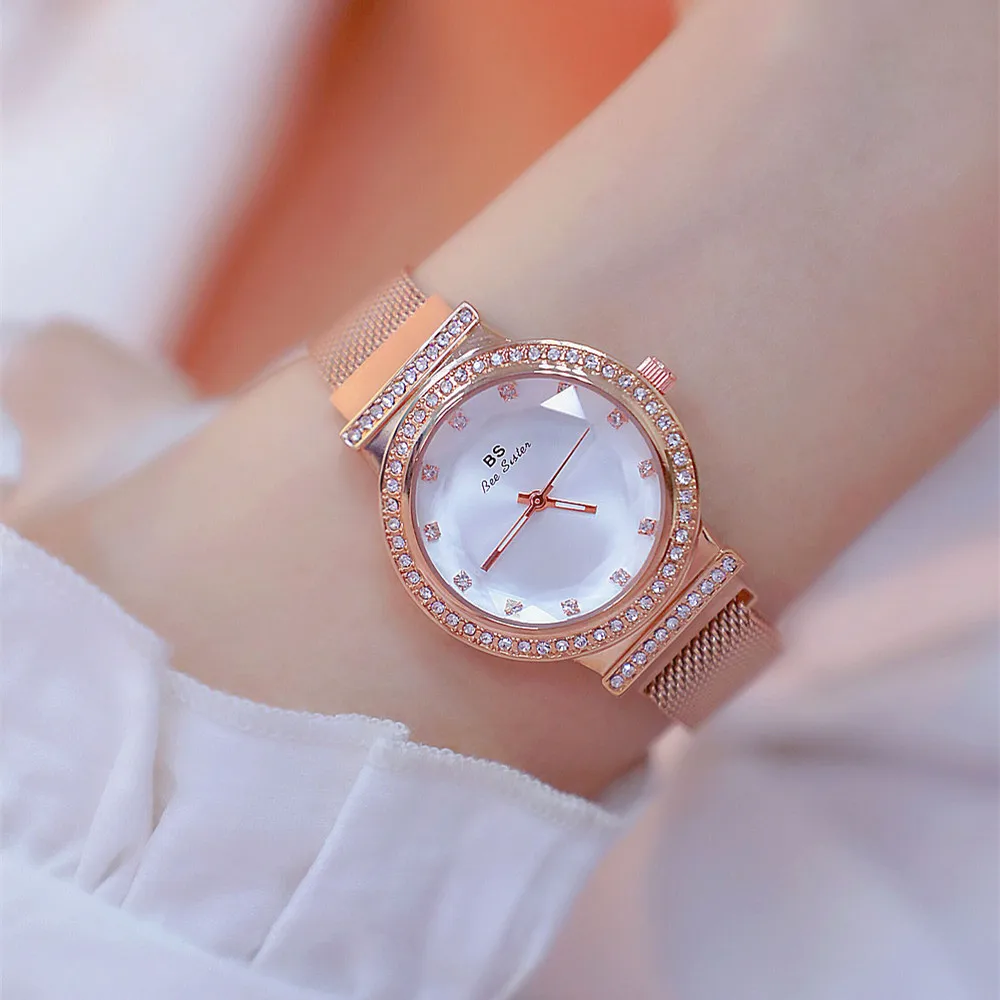 

Luxury Brand Women's blingbling Watches, Lady's Rhinestone Watch Female Steel Magnet Clasp Quartz Wristwatch Clocks Relogio