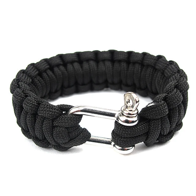Outdoor Braided Paracord Bracelet Multi Function Survival Camping Outdoor Braided Paracord Bracelet Multi Function Survival Camping Rescue Emergency Rope Bracelets Escape Tactics Wrist