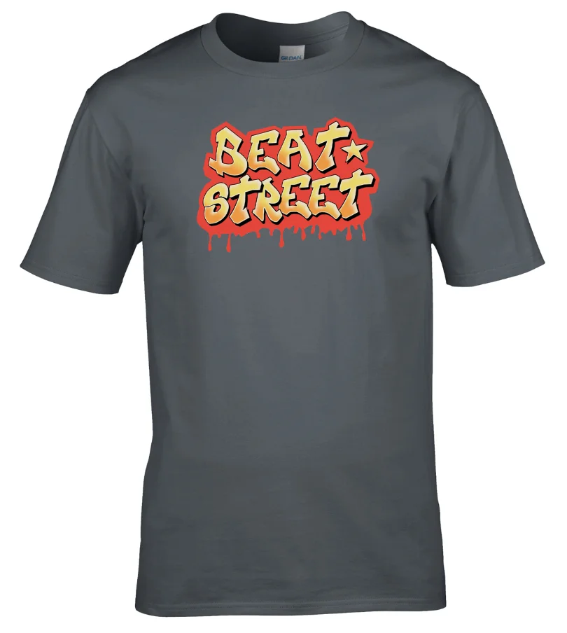 BEAT STREET/футболка с граффити в стиле ретро топ надписью Breakdance Wild Style Rock Steady Crew новые