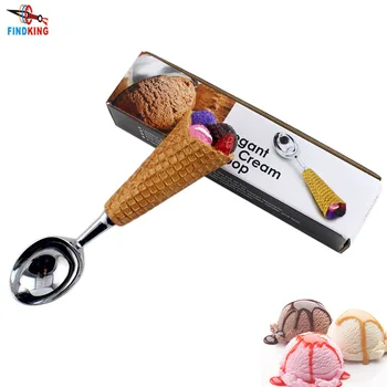 

FINDKING Ice cream scoop Cream Dipper Spoon DIY tools Resin Handle Stainless Steel Ice Cream Spoon stacks fruit Kitchen Gadgets