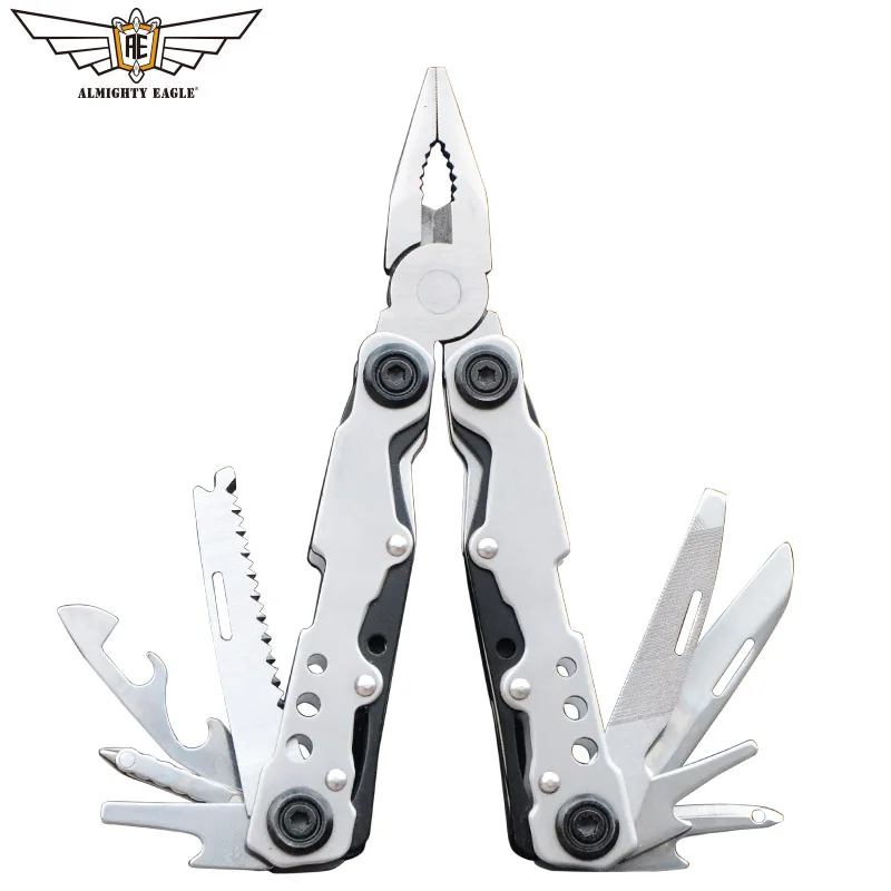 

ALMIGHTY EAGLE Multifunctional plier edc Multi tool Knife Screwdriver Mini tools Camping equipment Survival Outdoor Hiking tool