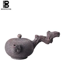 300 мл винтажный Японский чайник керамический грубая керамика чайный горшок пуэр чайный набор кунг-фу забота о здоровье посуда для напитков украшения домашний декор