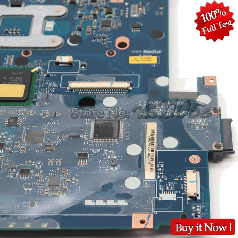 Новая материнская плата NOKOTION PWA20 для ноутбука lenovo G560E GM45 DDR3 бесплатный ЦП|laptop