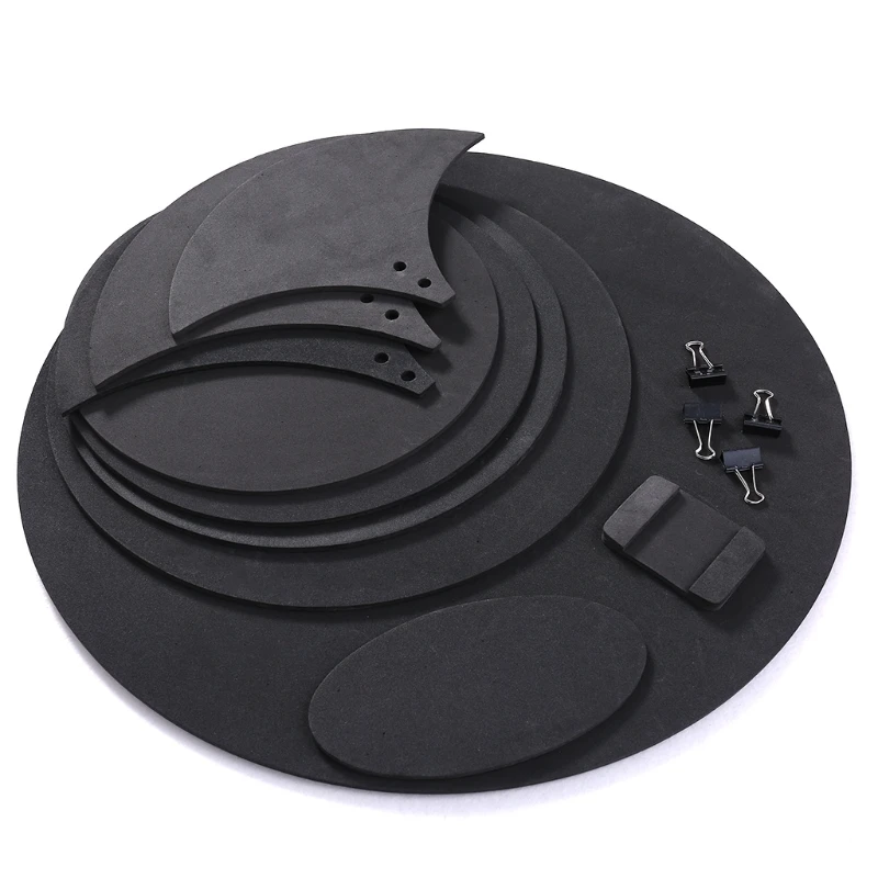 10pcs Bass Snare Drum Sound Off Mute Silencer Drumming