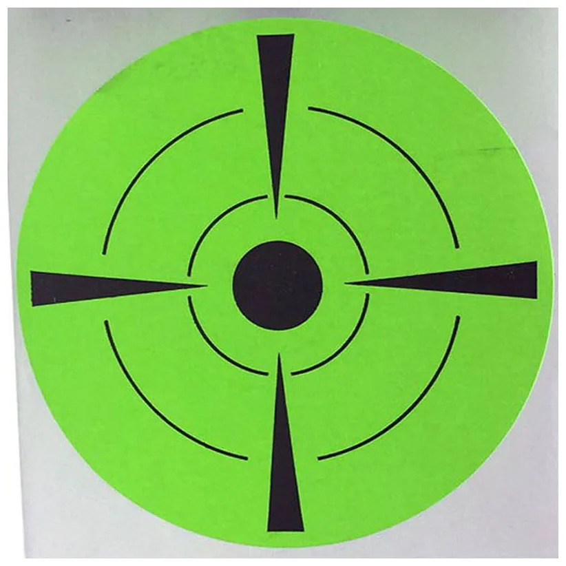 

2019 New Trend Fluorescent Green Shooting Target Stickers (Qty 250 PCs 3") Self Adhesive Label Targets for Shooting Practice