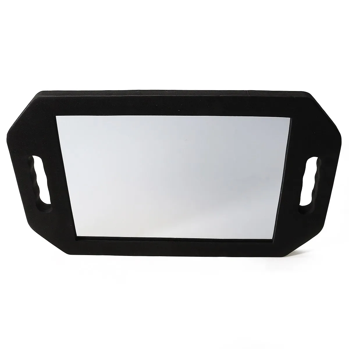

41*25cm Shockproof Black Sponge Mirror Rectangular Makeup Mirror Wall Hairdresser Salon Back Vision Rearview Large Square Mirror