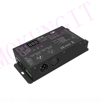 

3CH*10A 12-36VDC CV DMX Decoder D3-XE 3-Channel High Power Single color RGB Decoder DMX Cannon Head/Wire/Terminal Interface