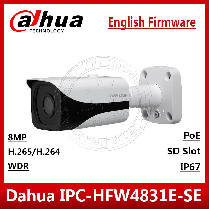 Dahua IPC-HFW4831E-SE 8MP Mini Bullet Network Camera Original with LOGO 4K WDR IR Replace IPC-HDBW4831E-ASE 3.6mm | Безопасность и