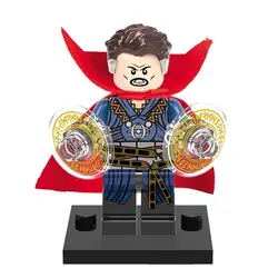 Строительных блоков отдельных фигурка Марвел Minifigs игрушки Мстители Доктор Стрэндж Капитан Америка Железный человек Hawkeye War Machine подарок