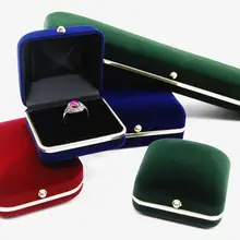 Новая модная Роскошная шкатулка для украшений, кольцо, подвеска, ювелирный дисплей, органайзер для хранения, изысканный подарпосылка,, 60 шт./лот/