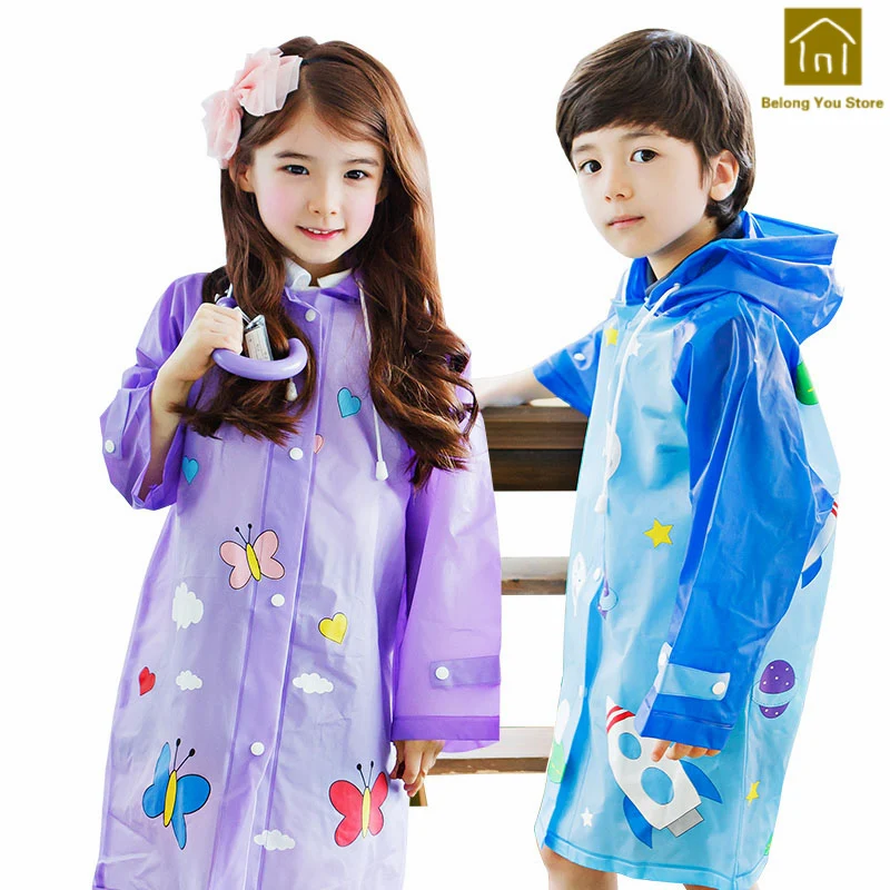 

Hooded Women Child Children Raincoat Kids Waterproof Rain Coat Rainwear Poncho Regenmantel Children Kids Raincoat Sets JKR093