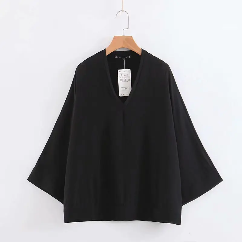 

XQ8-45-9250 European and American fashion two-piece chiffon blouse