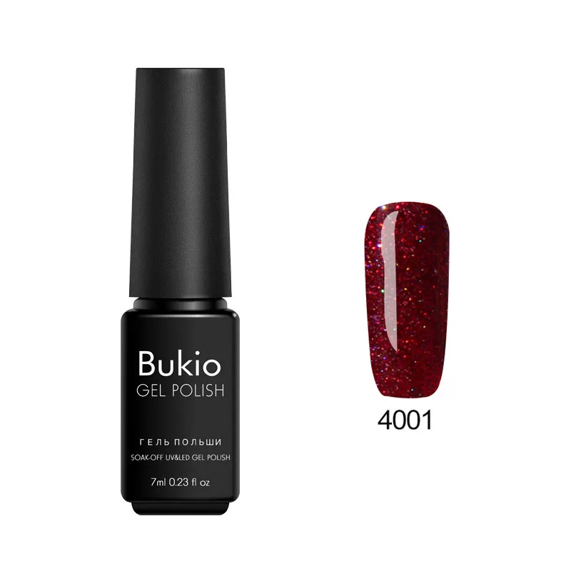 Bukio все для маникюра и ногтей неоновый Гель-лак Smalto Semi Permanente Unghie Nail Primerbuy Гель-лак 19 Coldrs - Цвет: 4001