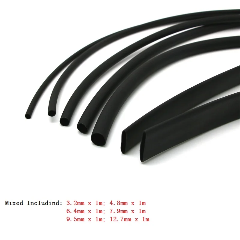 3:1 соотношения термоусадочные рукава с клеем изолированные термоусадочные трубки для уплотнения и соединения кабеля