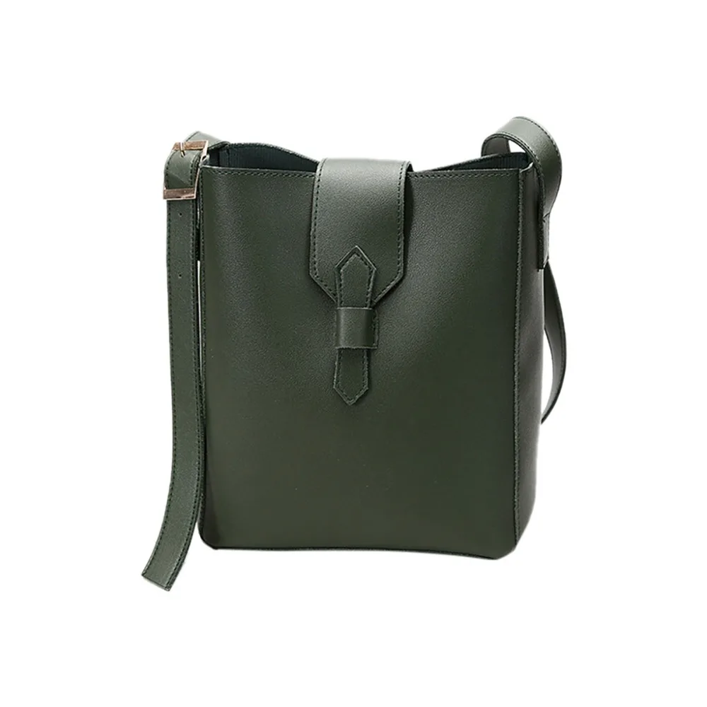 

Messenger bag Korean version of the new fashion simple and versatile large capacity bucket bag shoulder bag Messenger bags A1