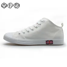 Hot Sale Men Shoes Casual Canvas Shoes Unisex Fashion Shoes Men High Top Flats Zapatos Mujer Chaussure Homme Black White Red