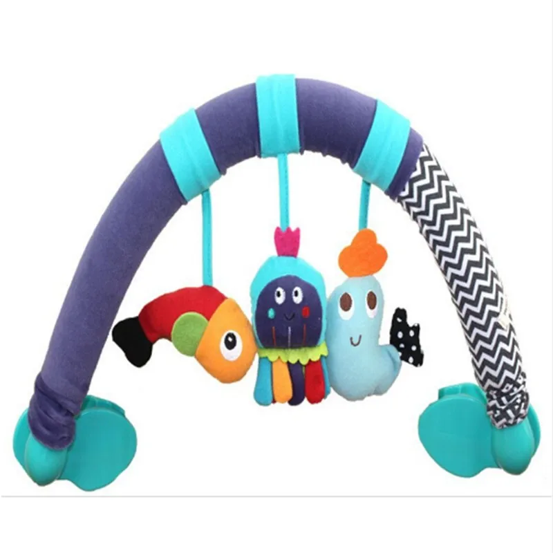 Baby Educational Crib Toy Stroller Rattles Seat Take Along Travel Arch