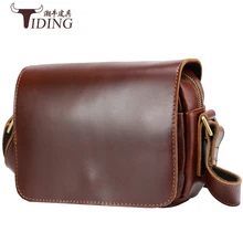 2017 Women Messenger Bags Designer crossbody bags real leather Crazy Horse Vintage Small Shoulder Bag Ladies Genuine Leather Bag