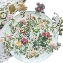 Autocollant Vintage pour Album journal intime, étiquette Scrapbooking, décorative, pour événement du passé, cadeau pour fête, DIY bricolage, 60 pièces/lot