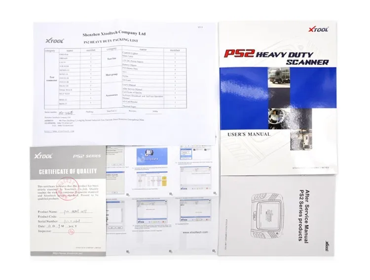 Топ-рейтинг Ps2 грузовик XTOOL PS2 тяжелый грузовик дизельный сканер PS2 Грузовик Профессиональный диагностический инструмент DHL бесплатно