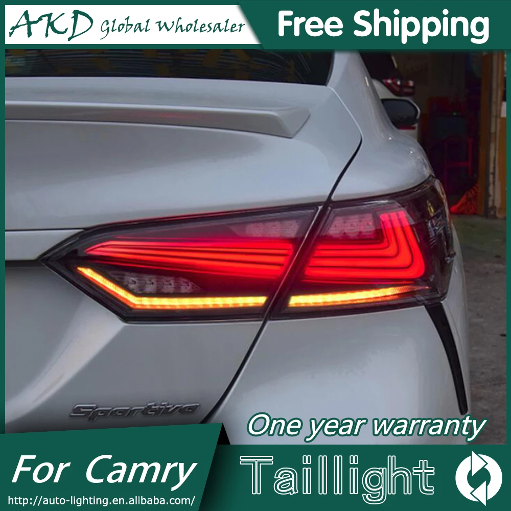 AKD Brand New Tail Lamp for Toyota Camry Tail Lights 2018 Camry XSE LED