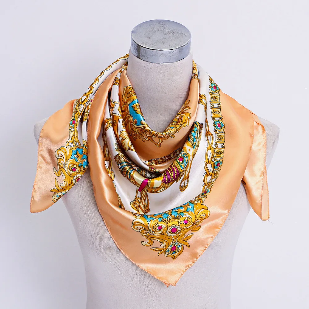 new 90x90cm silk square scarf fashion high quality new 90x90cm silk square scarf fashion high quality