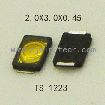 

10PCS Ultra small Ultra low profile phone button tact switch 2X3X0.45MM super tiny SMD TS-1223