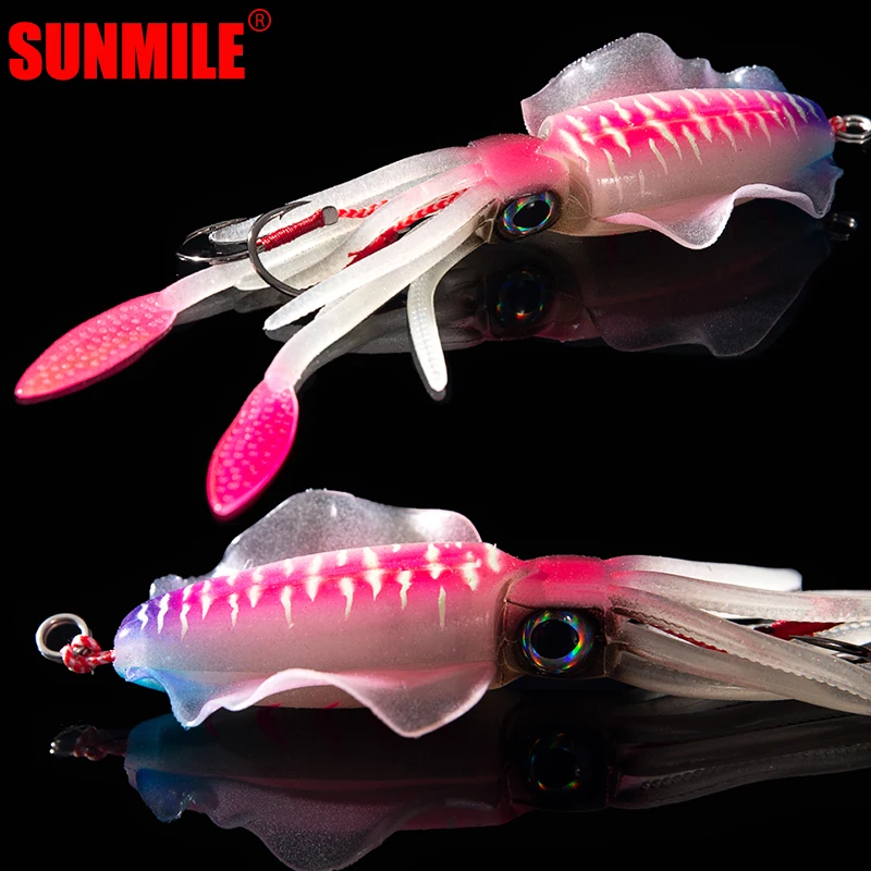 SUNMILE الصيد لينة إغراء 20g/60g 150 مللي متر مضيئة/الأشعة فوق البنفسجية الحبار الرقصة الصيد السحر الأخطبوط Calamar ل البحر الصيد المتذبذب الطعم SUNMILE الصيد لينة إغراء 20g/60g 150 مللي متر مضيئة/الأشعة فوق البنفسجية الحبار الرقصة الصيد السحر الأخطبوط Calamar ل البحر الصيد المتذبذب الطعم