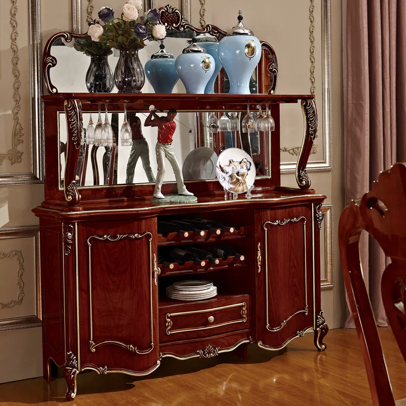 European Sideboard Cabinet With Mirror Cabinet Aliexpress