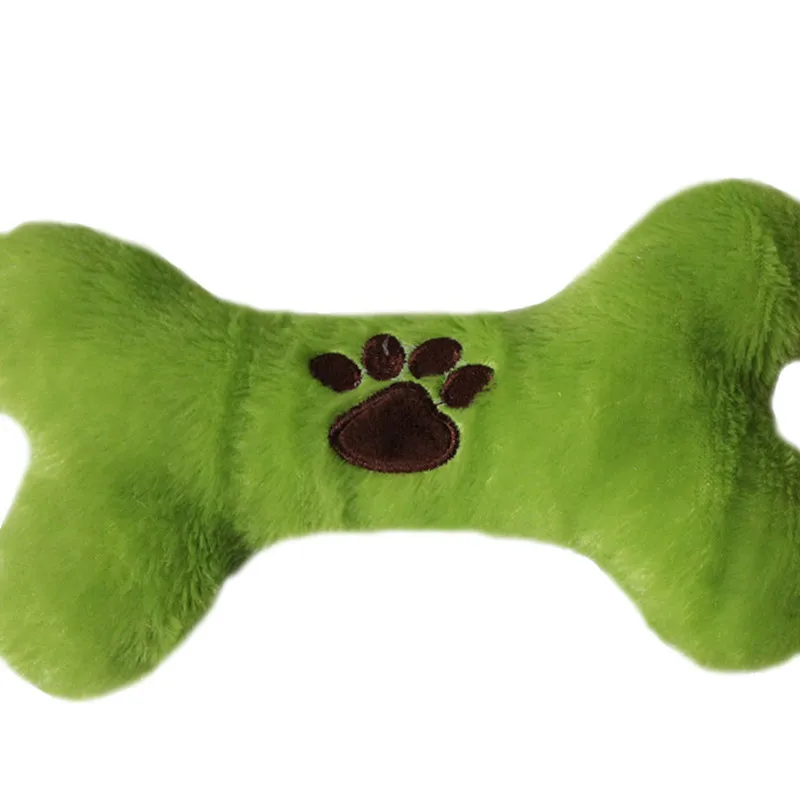 Gomaomi 1 шт. в форме косточки; для домашних животных собака игрушка с лапой напечатаны цвет случайный