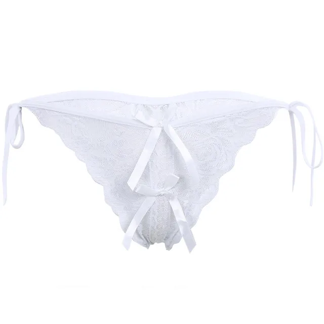 Lace Floral G String Sexy Semi See through Panties Women Lingerie Low