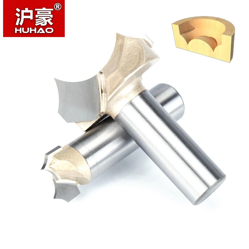HUHAO 1 шт. 1/2 &quot1/4&quot хвостовик бит точка круглой огранки более Groove Биты Фасонная