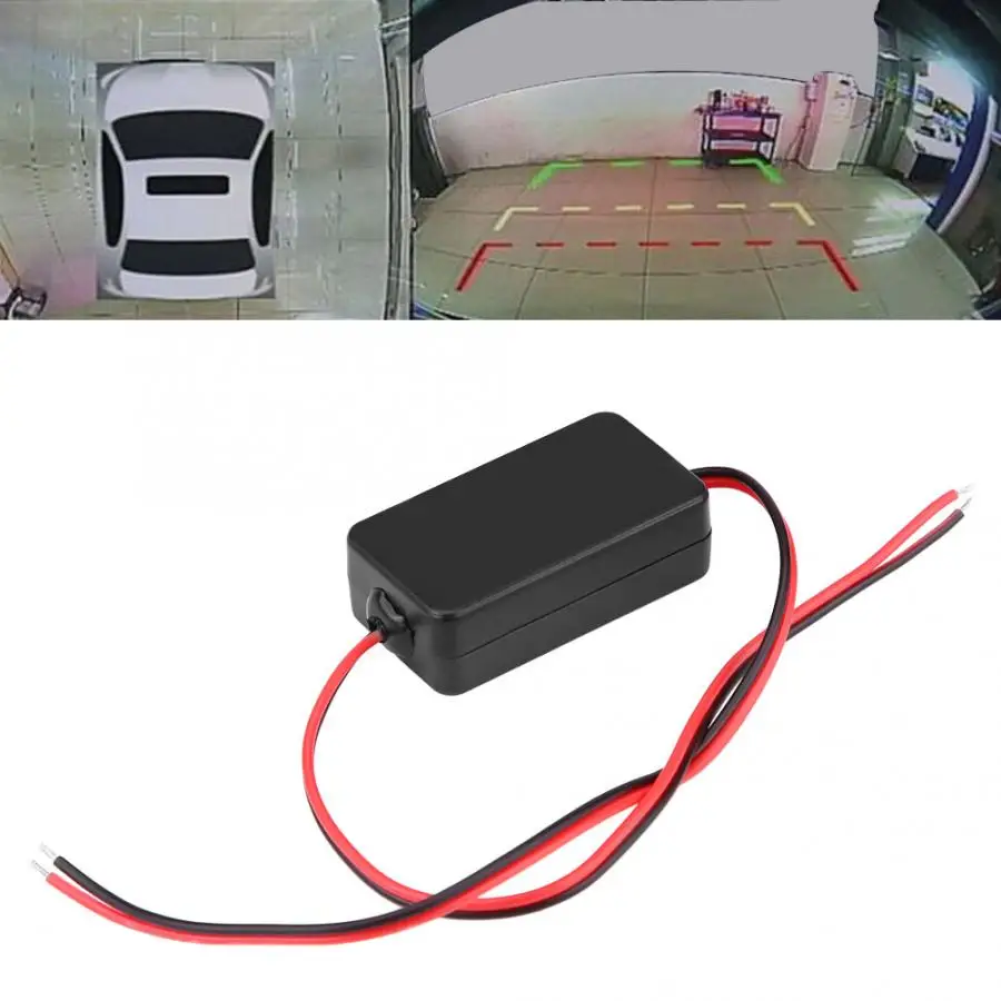

160V~260V 12V Filter Rectifier DC Car Rearview Camera Power Relay Capacitor Filter Rectifier Ballasts Rearview Camera Filter